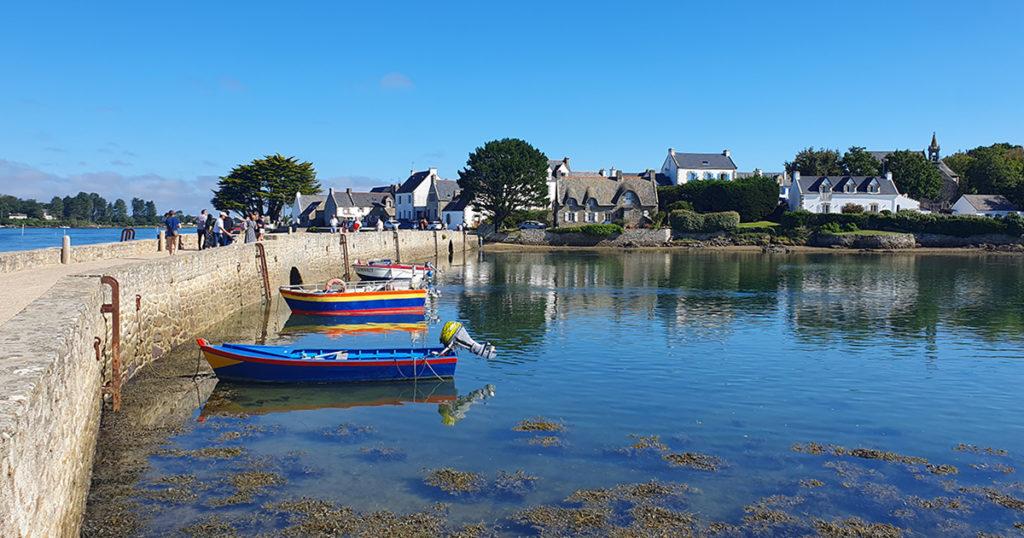 L'îlot de Saint Cado et son pont de pierre