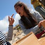 activité littoral avec boîte à toucher et éveil des sens