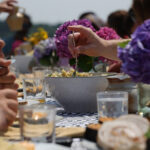 Repas sauvage au bord de la ria d'Étel après une sortie guidée en nature